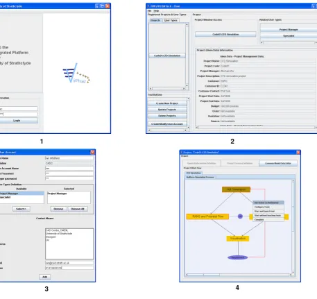Figure 5 Screenshots for a VIP client 