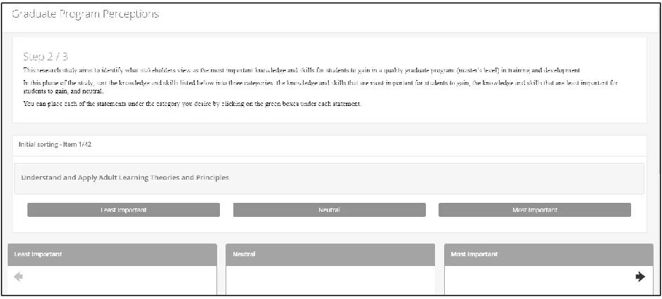Figure 2: Online pre-sort instructions. 