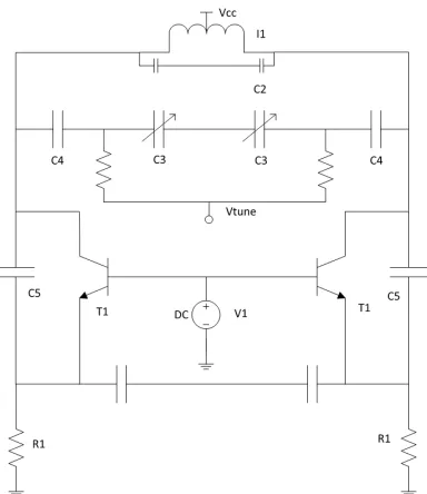 Figure 3.9 Schematic of VCO
