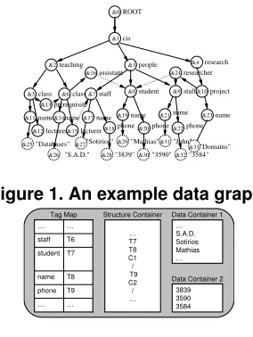 Figure 1. An example data graph