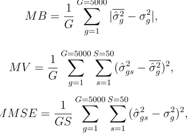 Figure 1.2 shows the comparison between the two estimators of the vari-