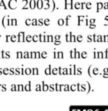 Fig. 5: EMAC conference timetable overview 
