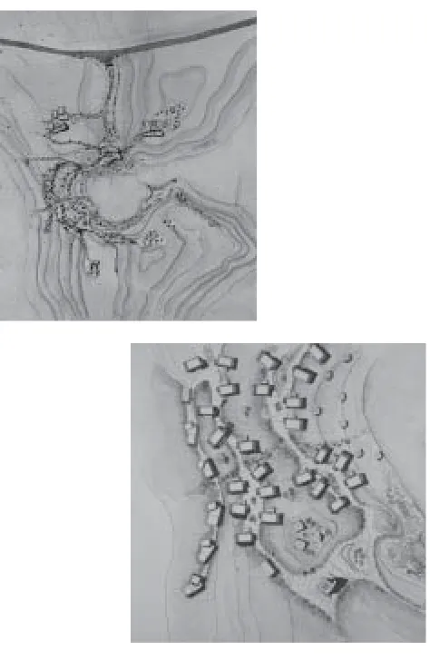 Figure 5: Final proposed projectFigure 6: Organic clustering of accommodation unites