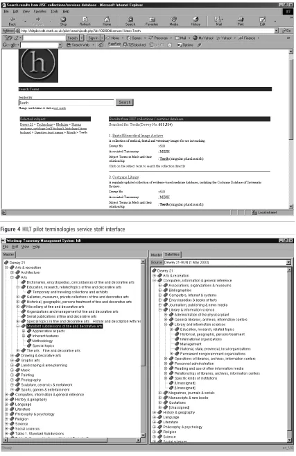Figure 4 HILT pilot terminologies service staff interface