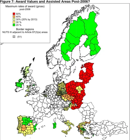 Figure 7: Award Values and Assisted Areas Post-2006? 