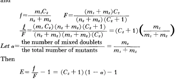 Table 1 but it is apparent that in nonsynchronous division it would be somewhat smaller in the proportion of all doublets