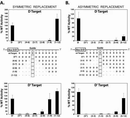 FIGURE 3. Target Nucleotide Methylation Requires An RNA:RNA Duplex Formed Between the Guide and Target RNA Sequences   