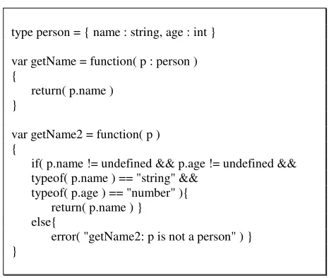Figure 3 : structure checking by type and by algorithm 