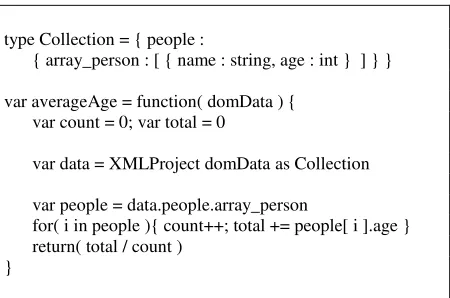 Figure 6 : structure checking through projection 