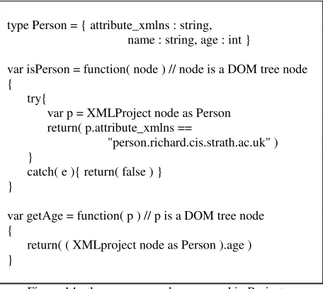 Figure 14 : the same example expressed in Projector 