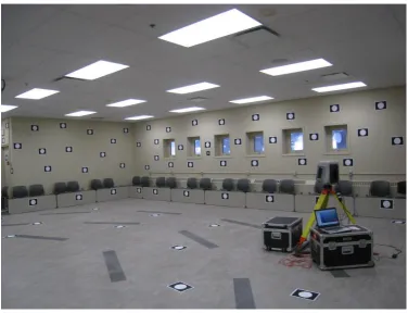 Figure 2.7-1: An indoor calibration field 