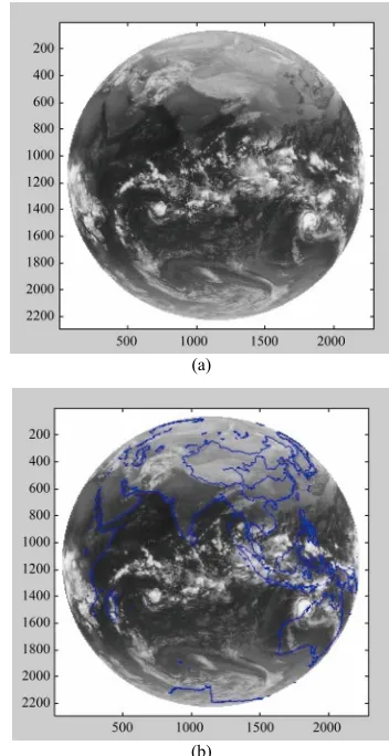 Table 1row and column coordinates into geographical coordi- 