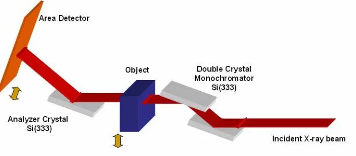 Figure 1 . 1 The general DEI experiment setup 