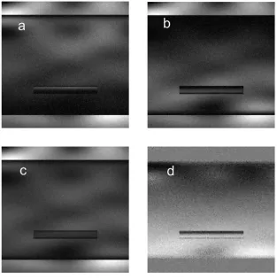 Figure 3 . 10 Images based on the fixed electron distribution, a. scaled higher side image, b