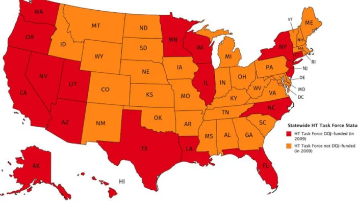 Figure 4. Statewide Human Trafficking Task Forces 