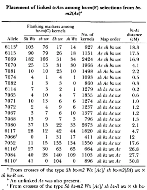 TABLE 4 chromosome  9 (9s) has been examined in this report. There  are similarities and differences with the  pattern 