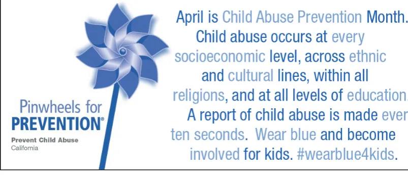 Fig-1.1 Child abuse prevention (month) 