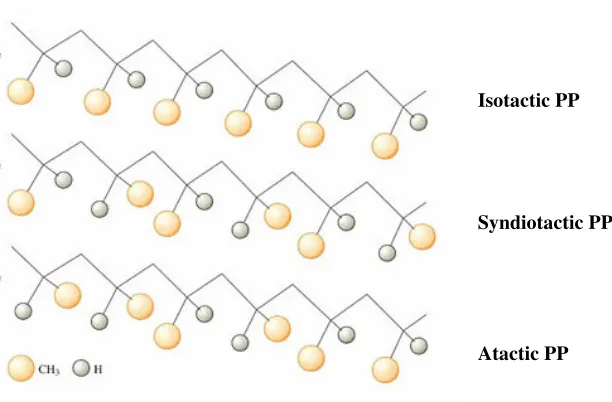 Figure 2.7: Different tacticities of  PP21 