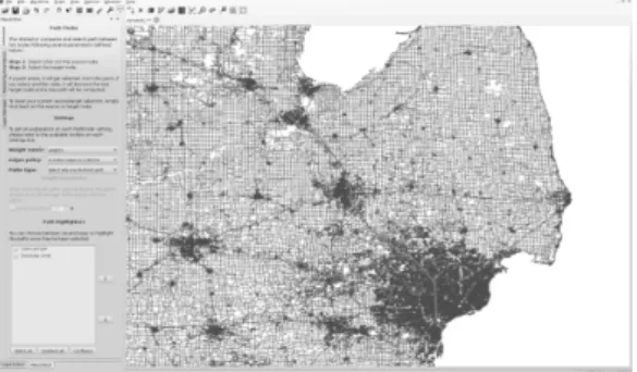 Fig. 3 Tulip rendering 2,758,119 nodes and 6,885,658 edges