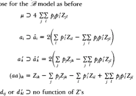 Table 2 cies, in when the variation is extreme. The increase a: due to  dominance is d2/2
