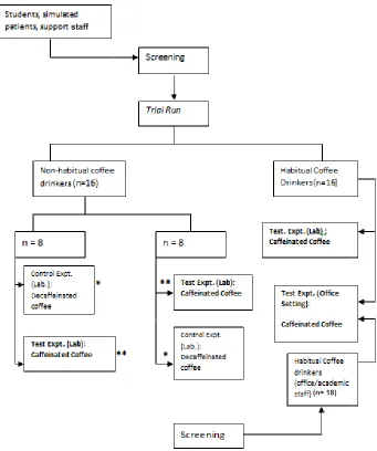 Fig. 1. Flow chart showing the experimental design.Flow chart showing the experimental design