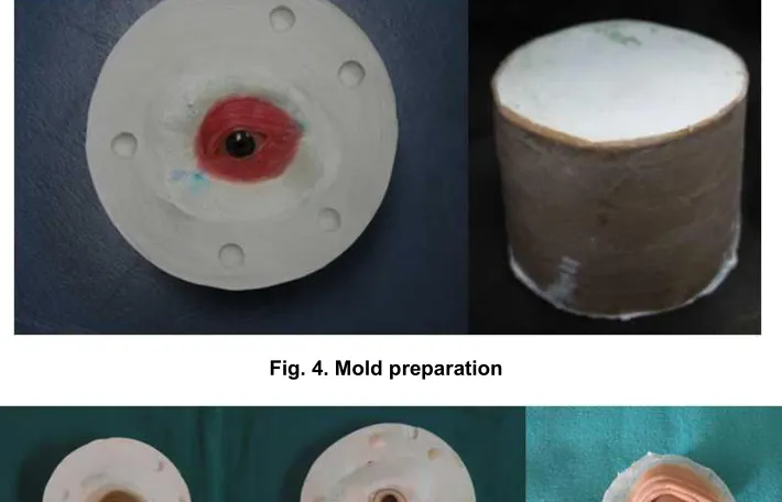 Fig. 4. Mold preparation 