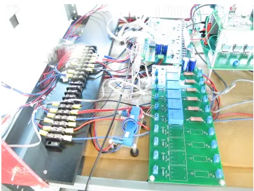 Figure 2.9:Interface Board and Sensor Board Connected to the Converters
