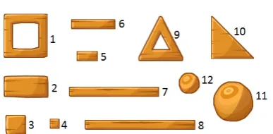 Fig. 2: The twelve different block types available.