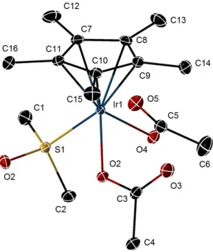 Figure 2.1. X-ray crystal structure of 3. Ellipsoids are at the 50% probability level