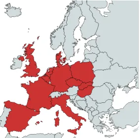 Figure 3. Countries covered 