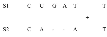 Figure 1-2: Pairwise and multiple sequence alignment