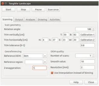 Fig. 2.6Tangible Landscape plugin dialog (appearance depends on operating system).