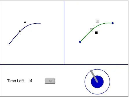 Figure 4.2: User view of a random trial in progress 