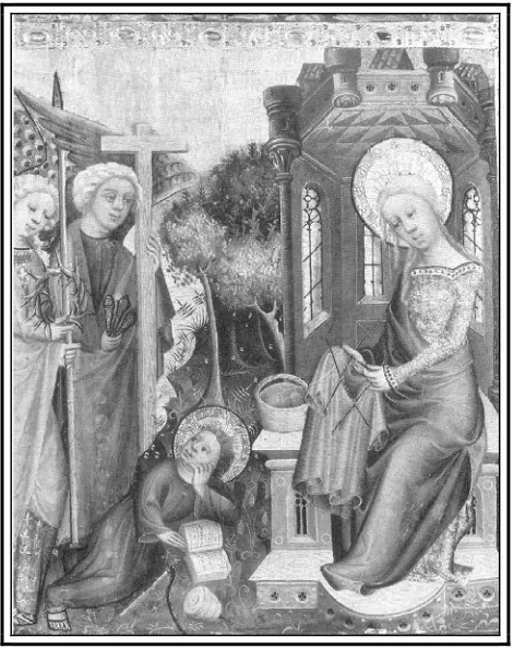 Figure 1: The Buxtehude Madonna by Master Bertram of Minden. Painted probably shortly before 1400