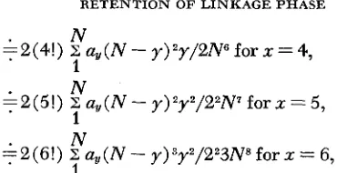 TABLE 2 P[B,,B, I x] for selected values of or x and N calculated from formulas in Table 2 estimated graphically 