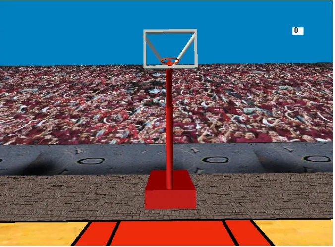 Figure 4: Simulation with egocentric viewpoint 