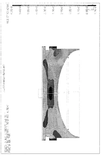 Fig. 5 3-D Equivalent Solid Plate Model 
