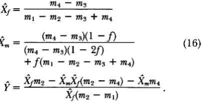 FIGURE x m  X, cfrner equiFbria and an unstable interior equilibrium located at 0.81, pure meiotic drive model