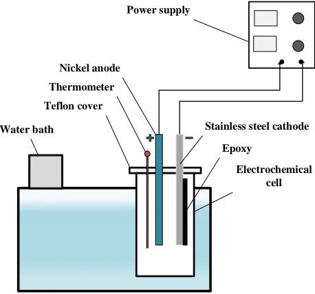 Figure 1. Electrochemical system  