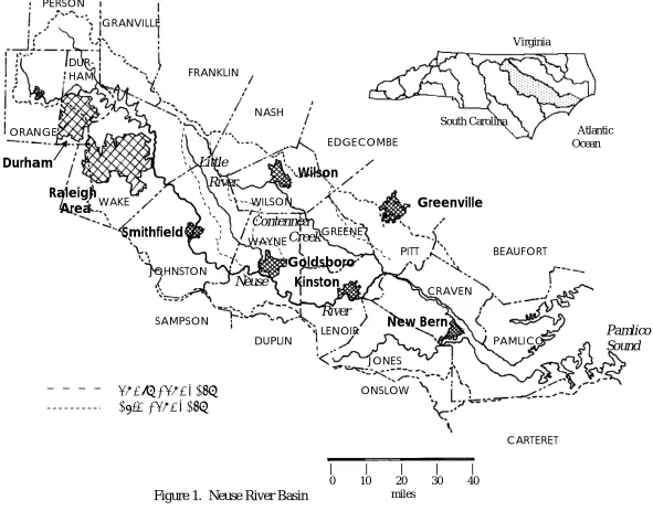 Figure 1.  Neuse River Basin