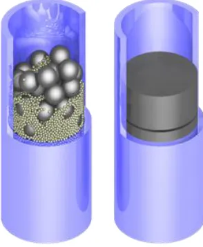 Figure 5: Sphere-Pac versus pellet concept 