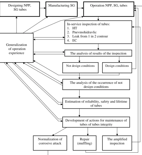 Figure 3. System of maitenance of tubes integrity  of WWER-1000 and WWER-440 SG. 
