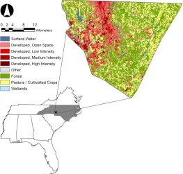 Figure 2.1 Cabarrus County, NC, USA