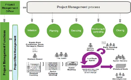 Figure 3. Agile/Traditional -Management approach 
