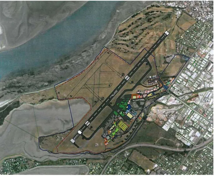 Figure 6  Lengthened runway if required 