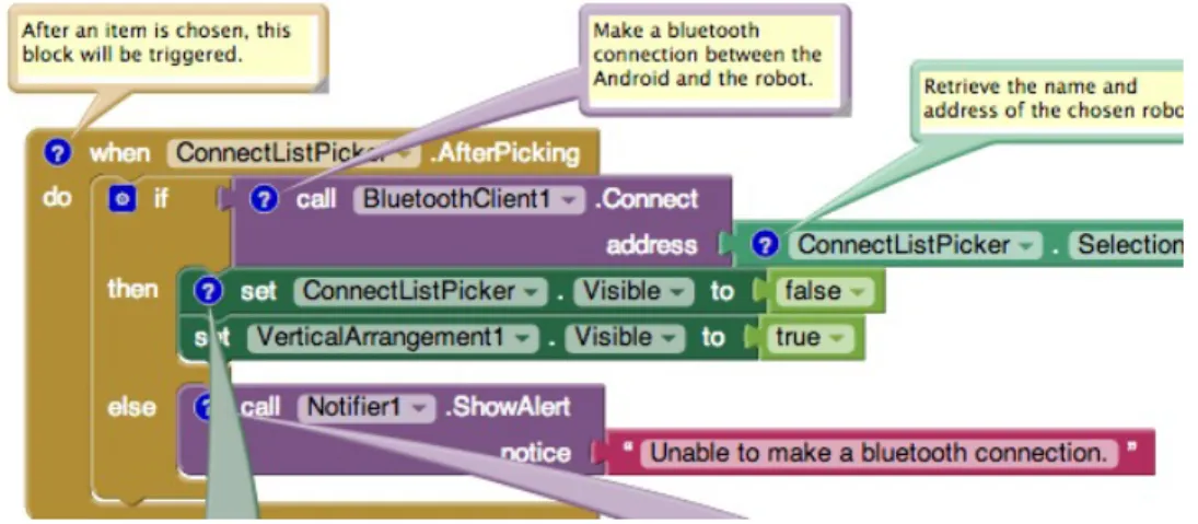 Figure 12-5. Making the Bluetooth connection