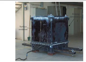 Figure 11. Overview of the mock-up after the fire test. 