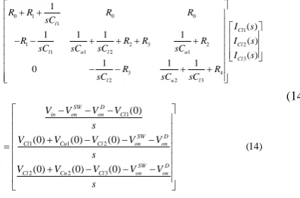 Figure 8 shows the input current of a 3-module system with simultaneous (mode1, Equation (16)) and 