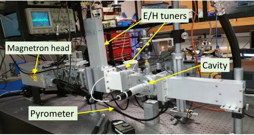 Figure 2.4: MW system used for sintering thermoelectric materials. 