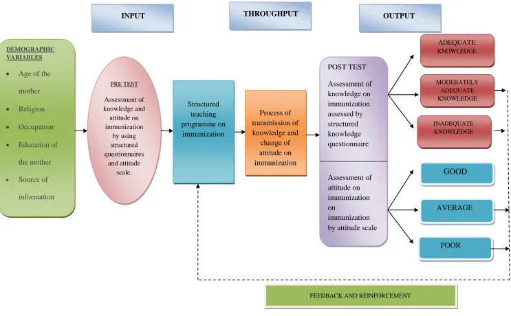 FIG 1 CONCEPTUAL FRAMEWORK BASED ON GENERAL SYSTEM THEORY MODEL (KOZIER BARBARA 2005) 